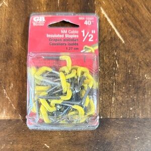 Gardner Bender NM Cable Insulated Staples 1/2" brand new